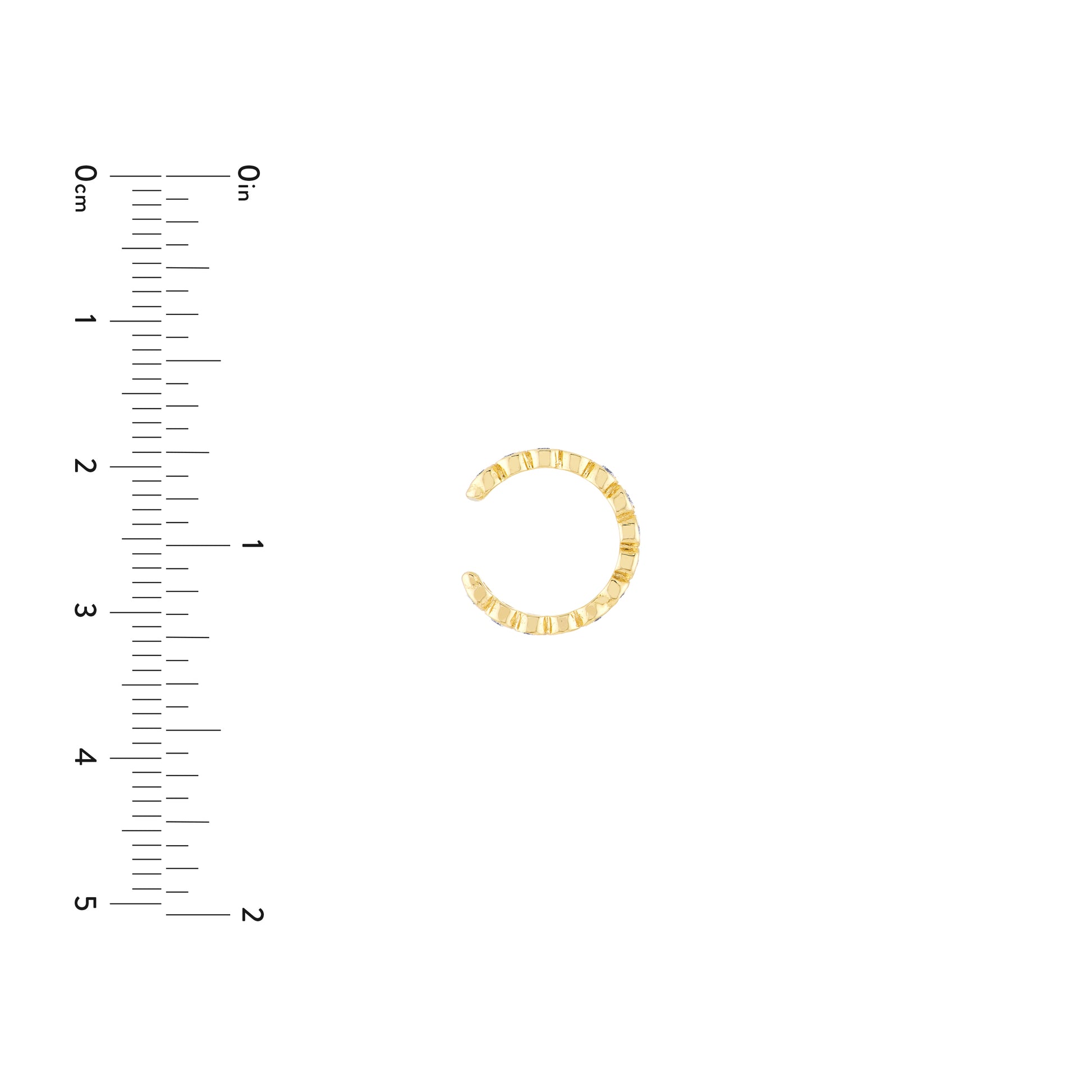 1/5tcw Full Diamond Earring Cuffs