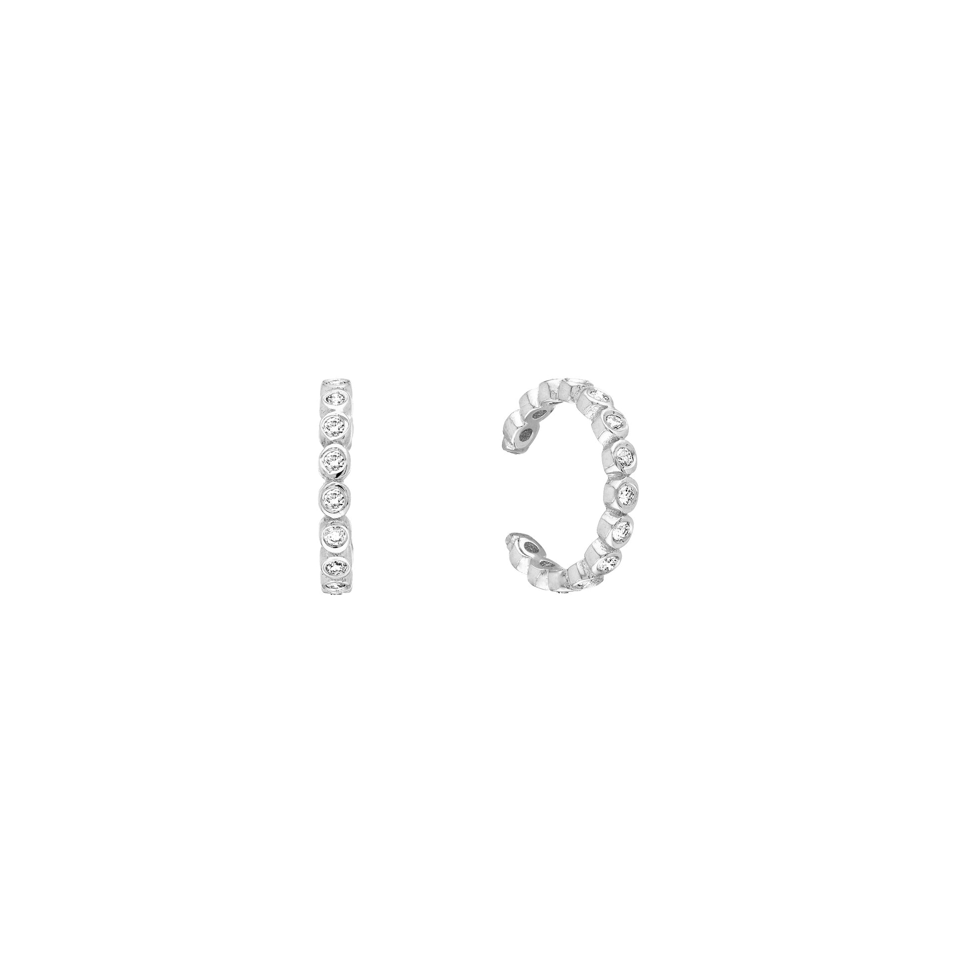 1/5tcw Full Diamond Earring Cuffs