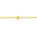 Bead Station on D/C Cable Chain Bracelet