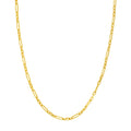 Hollow 3+1 Paper Clip Chain with Lobster Lock