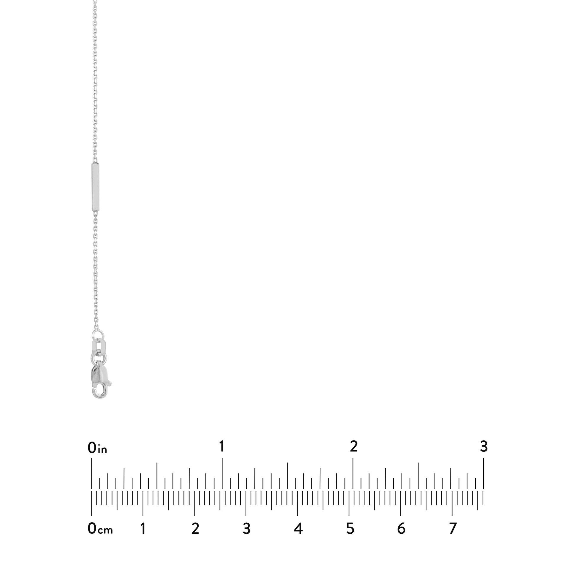 Diamond Bezel and Bar Station Necklace