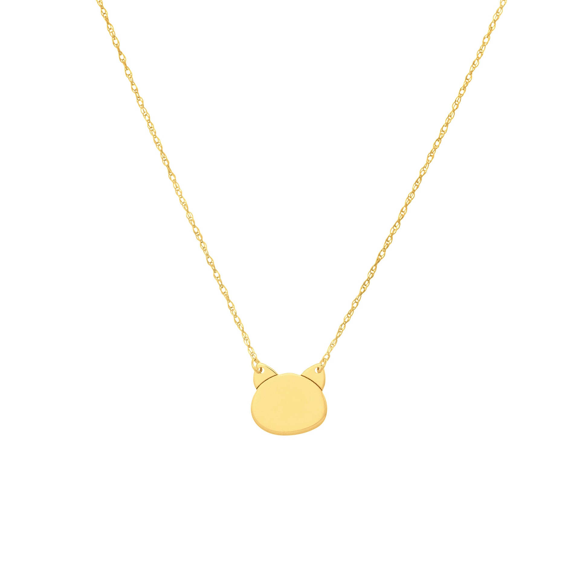 So You Mini Cats Head Adjustable Necklace