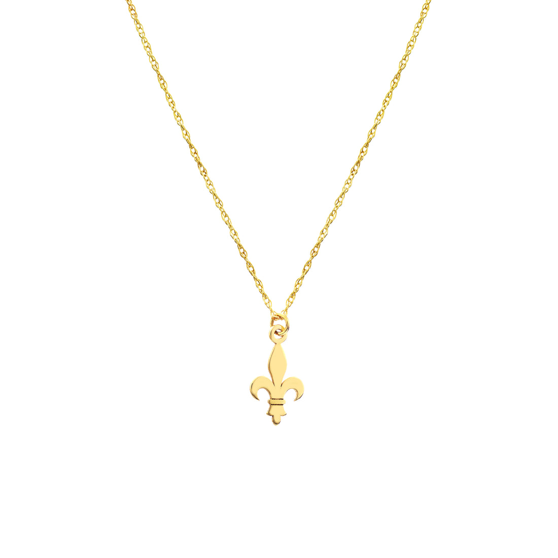 So You Mini Fleur De Lis Adj Necklace