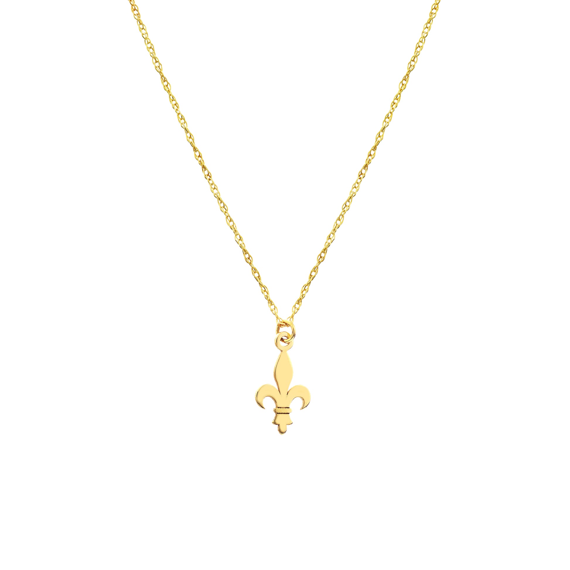 So You Mini Fleur De Lis Adj Necklace