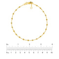 Adjustable Diamond Cut Beaded Bracelet