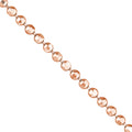 Diamond-Cut Bead Choker Chain