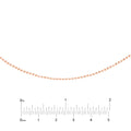 Diamond-Cut Bead Choker Chain