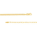 50/50 Paper Clip + Curb Chain