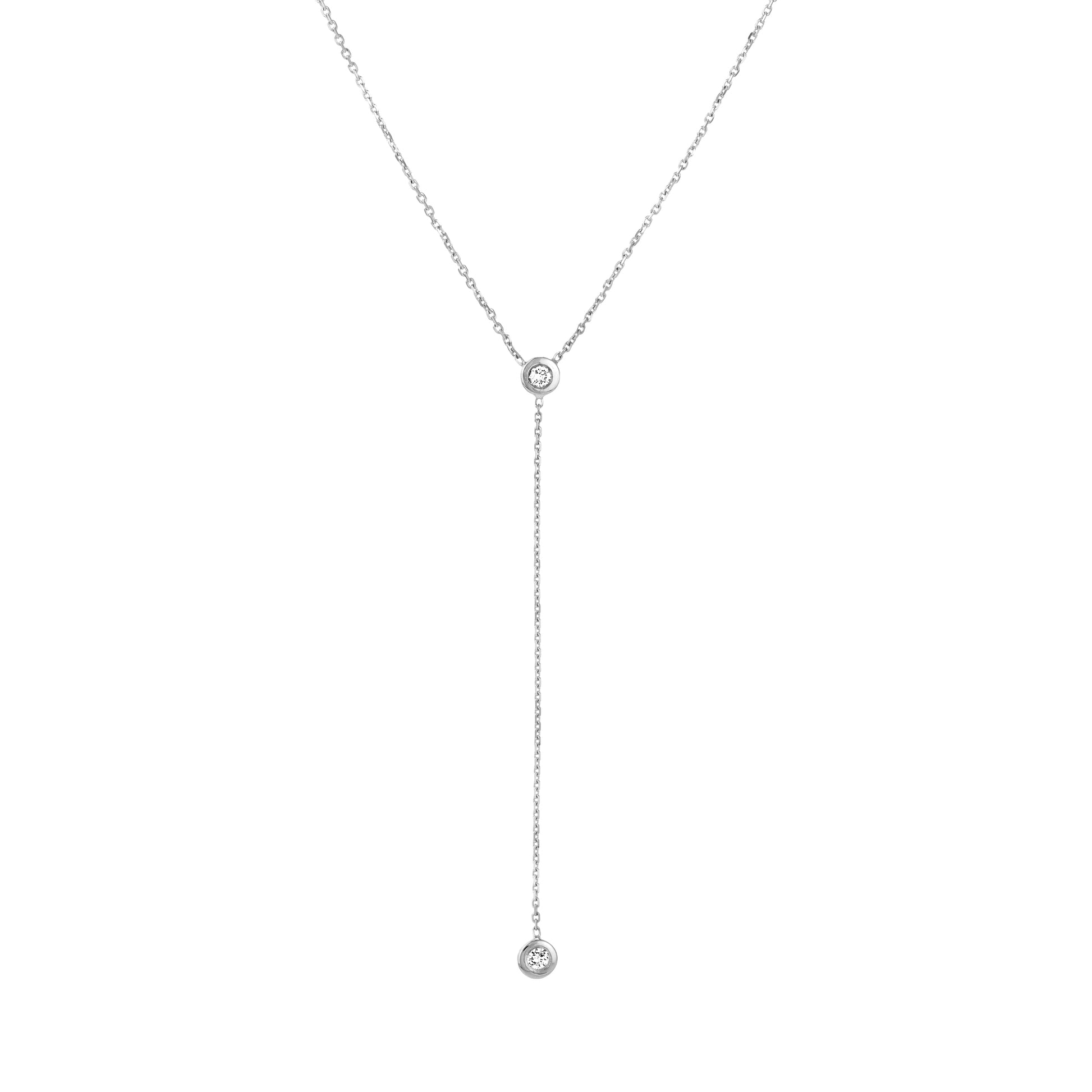 Adjustable Diamond Y-Necklace