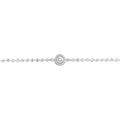 Adjustable Diamond Cut Beaded Chain Bracelet