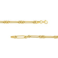 3+1 Hollow Fancy Rounded Paper Clip Chain