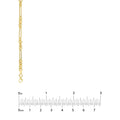 5+1 Round Paper Clip Chain with Pear Lock
