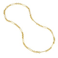 7+1 Round Paper Clip Chain with Pear Lock