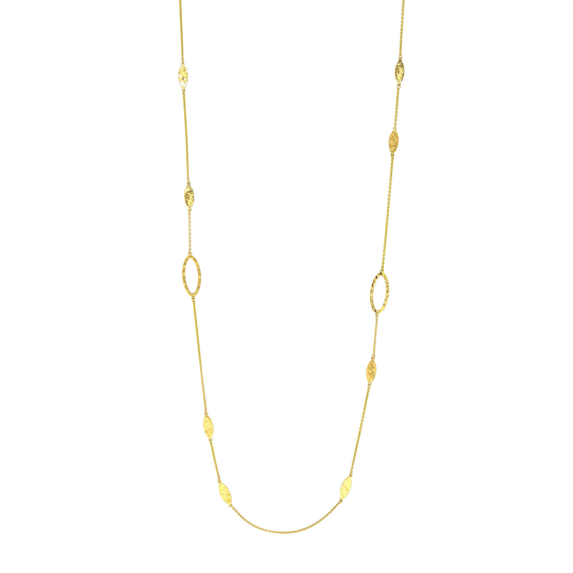 Long and Lovely D/C Mix Links Necklace