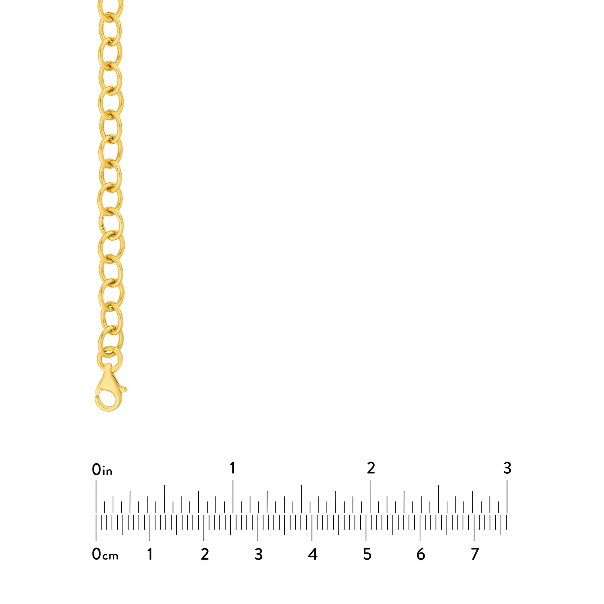 Hollow Rounded Link Chain