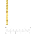 4.70mm Hollow 5+1 Flat Tile Link Chain with Box Lock