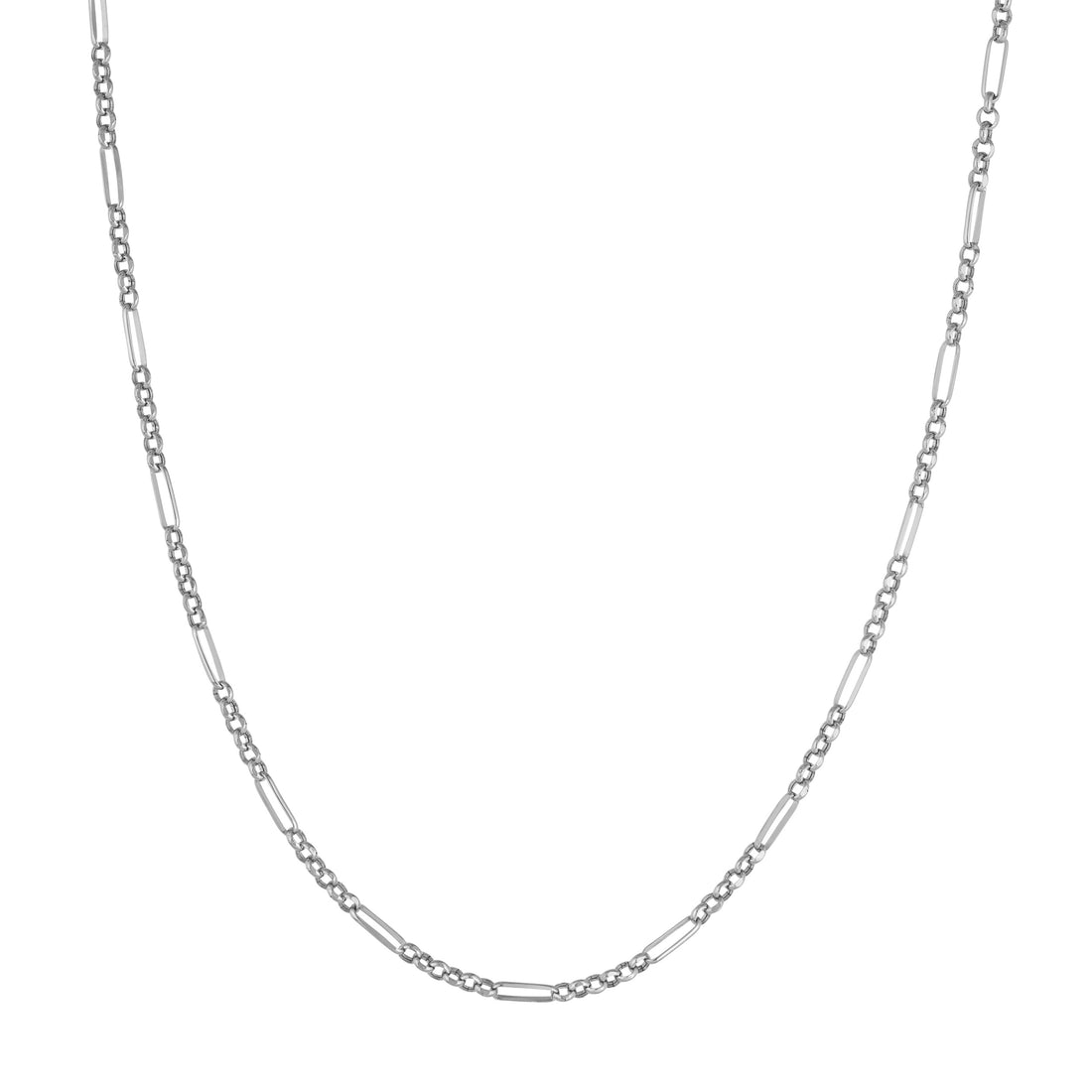 2.80mm Hollow 6+1 Rolo Chain with Pear Shape Lock