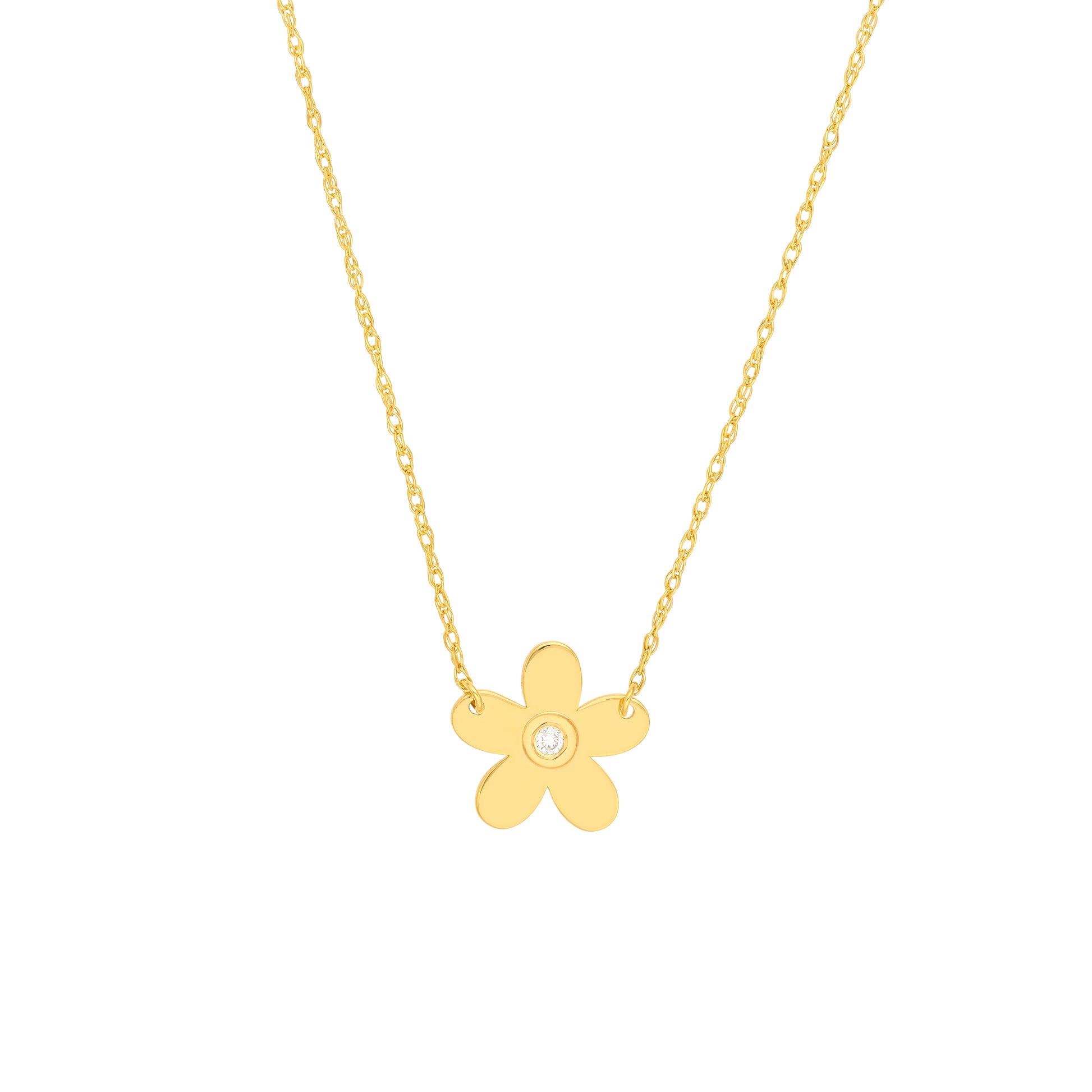 So You Diamond Flower Necklace