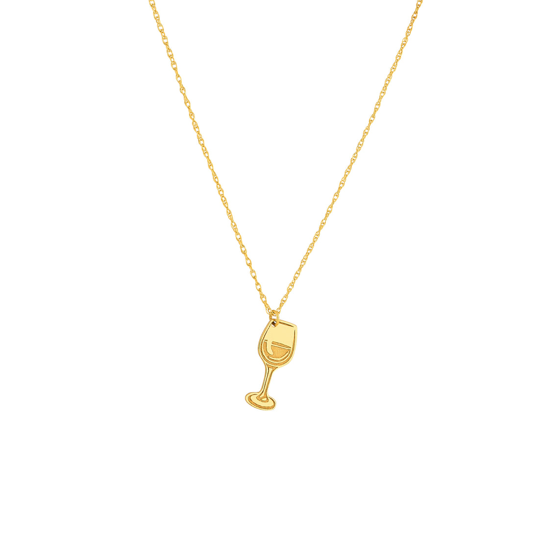 So You Cocktail Glass Charm Necklace