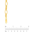Hollow Oval Link 3+1 Chain Necklace