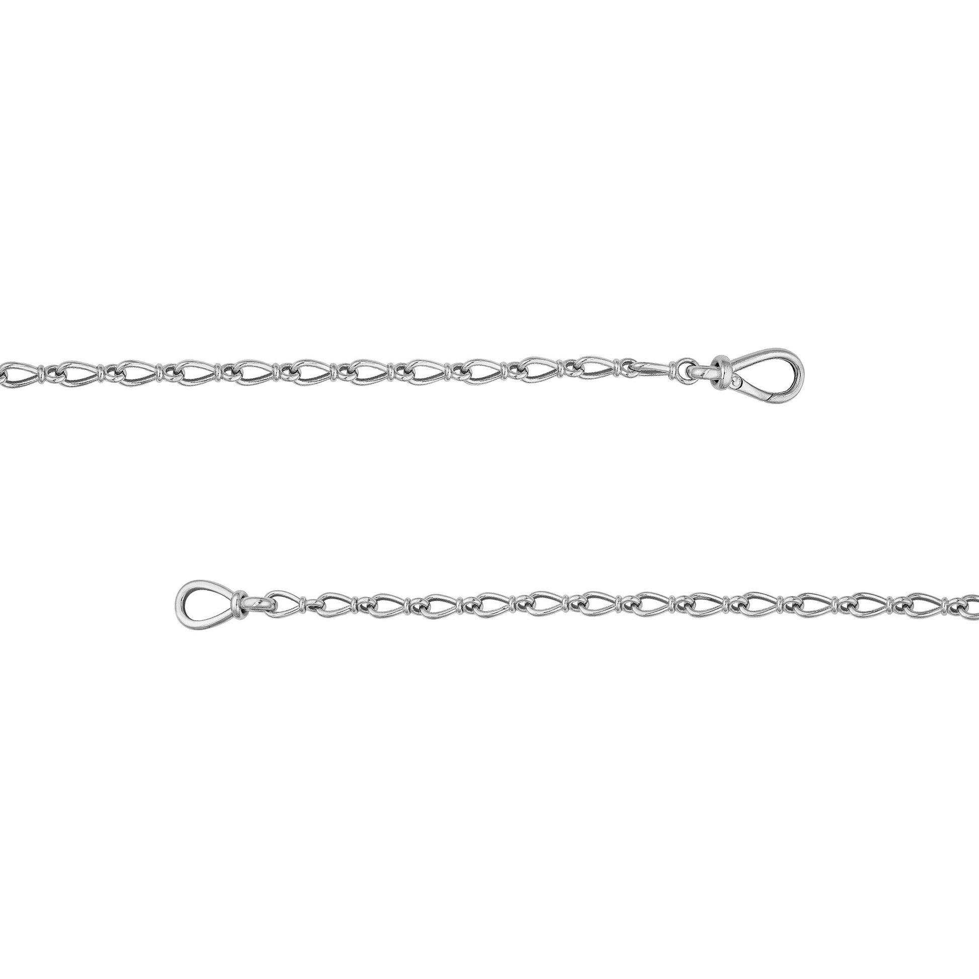 Teardrop Link Lariat Necklace