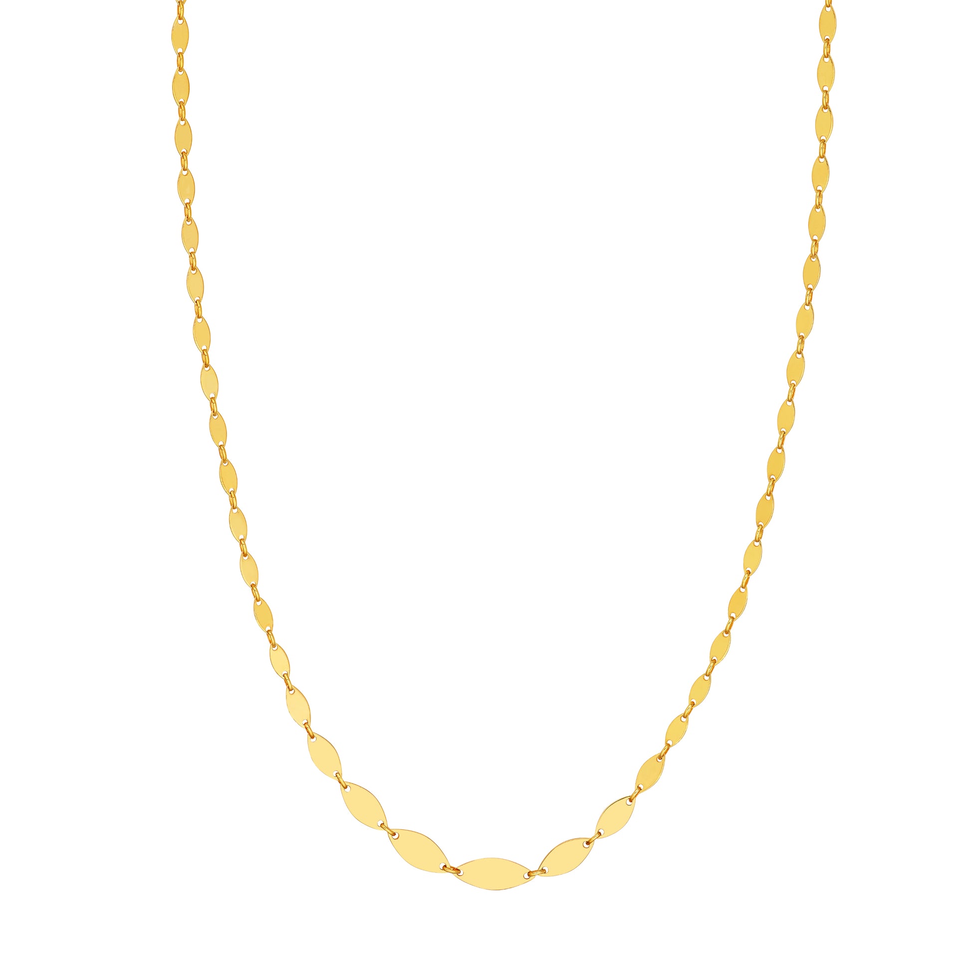 Graduated Diamond Shaped Necklace