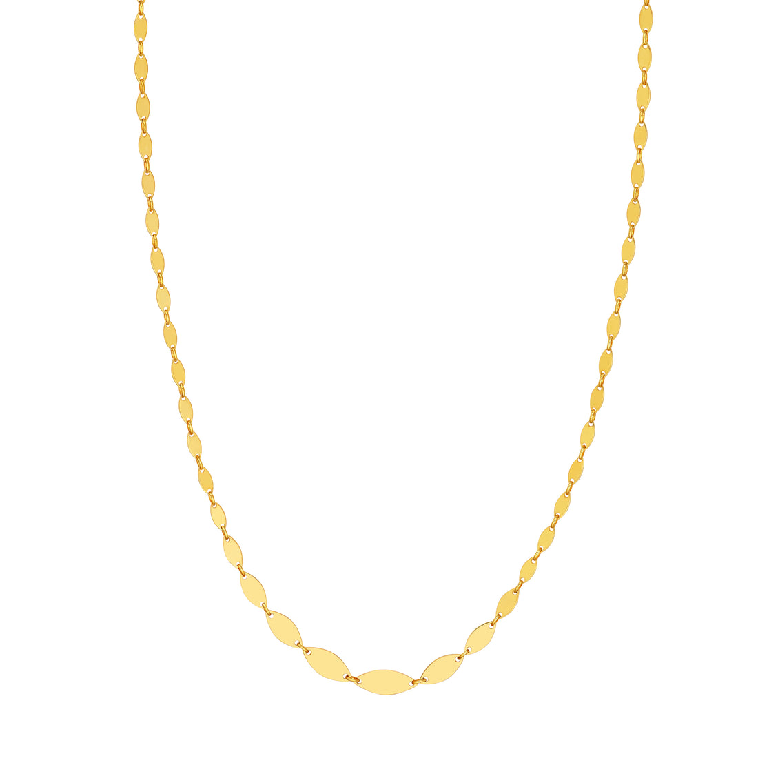 Graduated Diamond Shaped Necklace