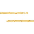Hollow Fancy Paper Clip Link 1+1 Chain
