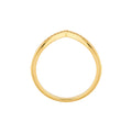 1/6tcw Diamond Chevron Ring