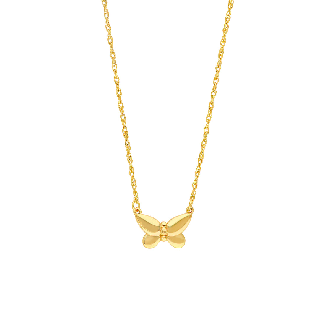 So You Puffy Butterfuly Necklace