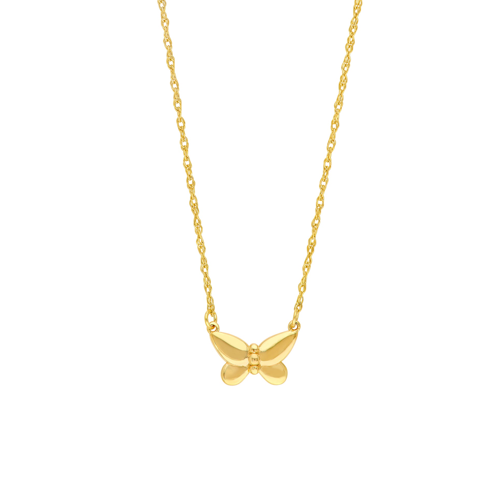 So You Puffy Butterfuly Necklace