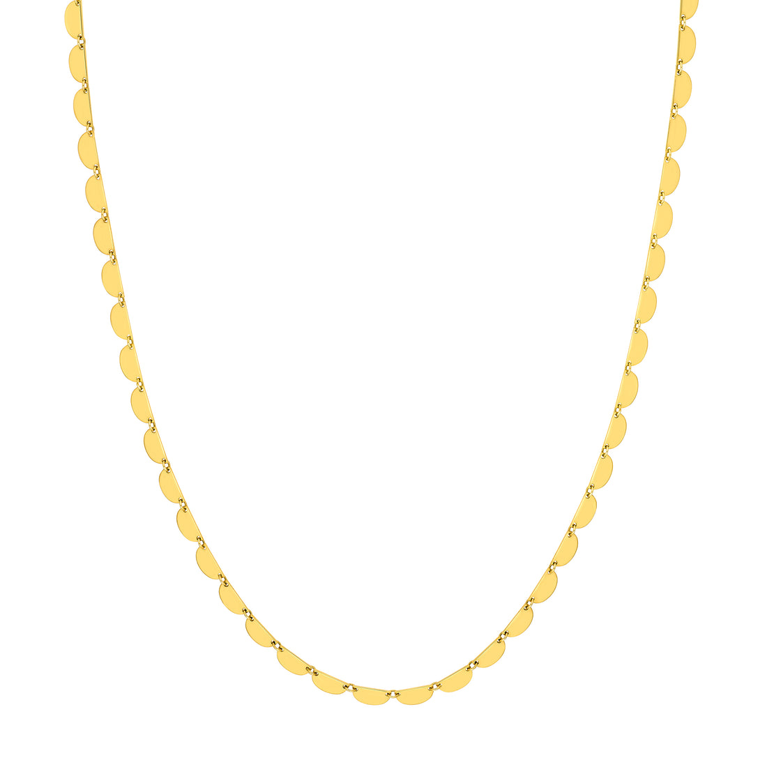 Half Moon Link Necklace