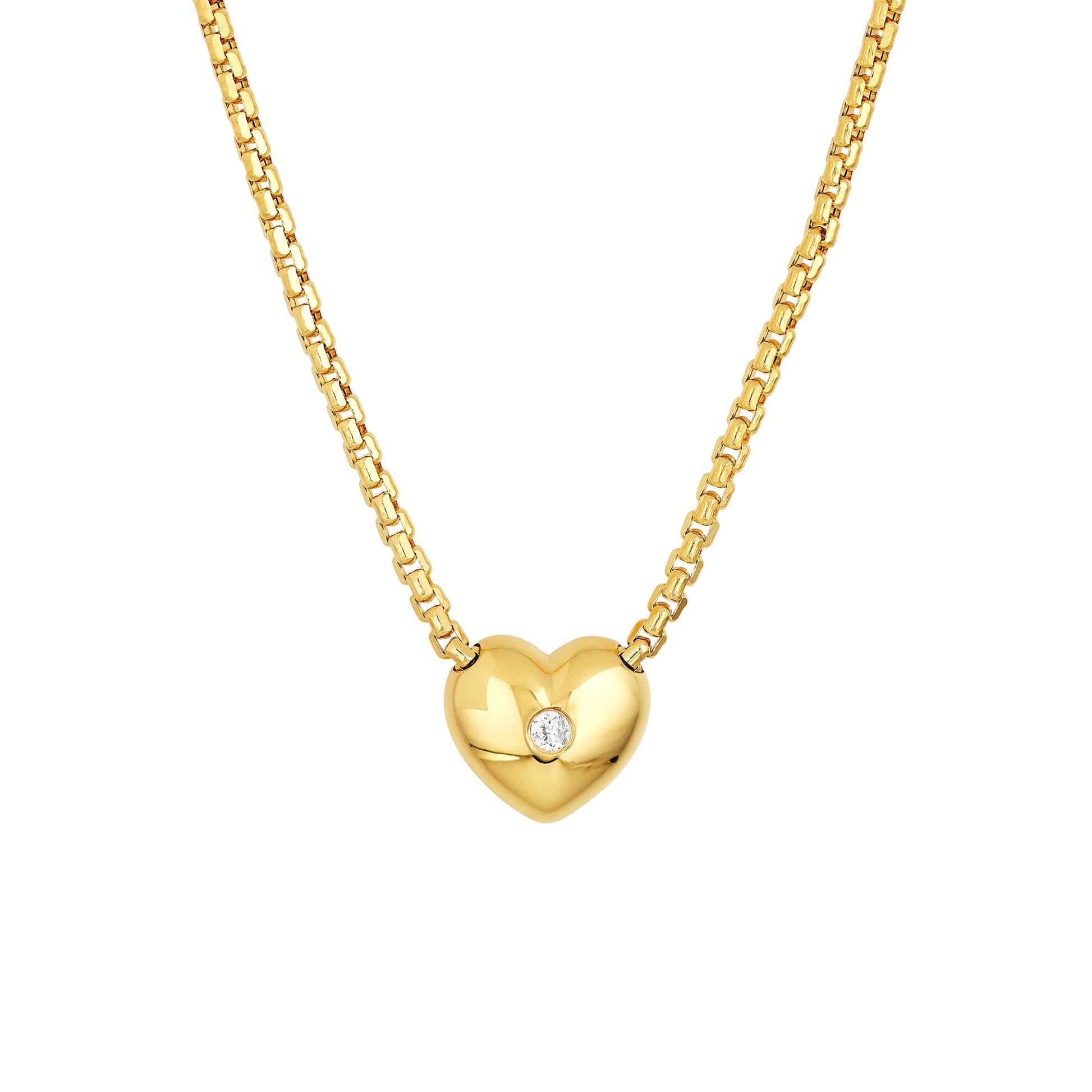1/10tcw Diamond Heart Pendant Necklace