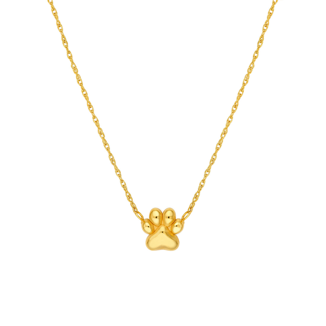 So You Paw Print Pendant Necklace
