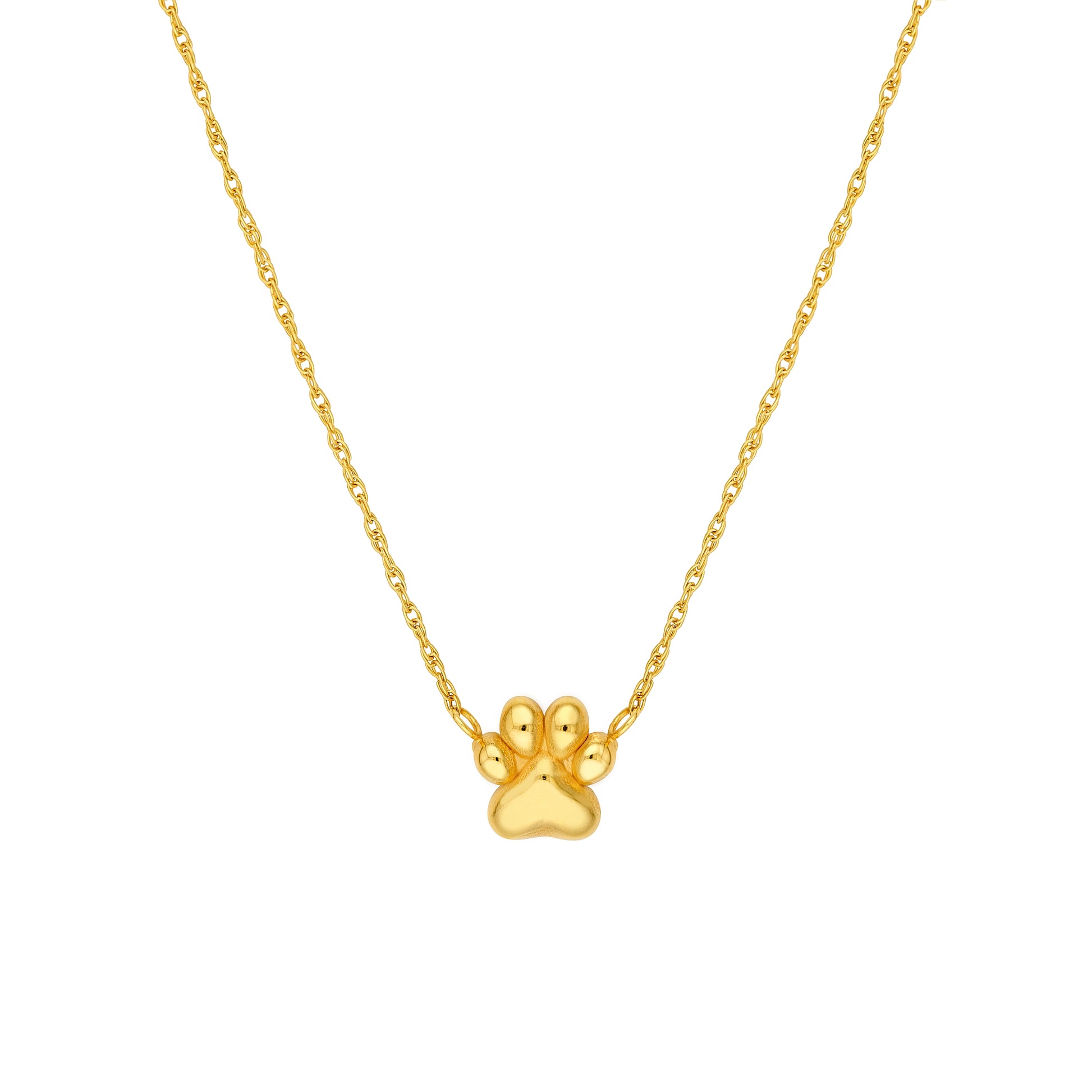 So You Paw Print Pendant Necklace
