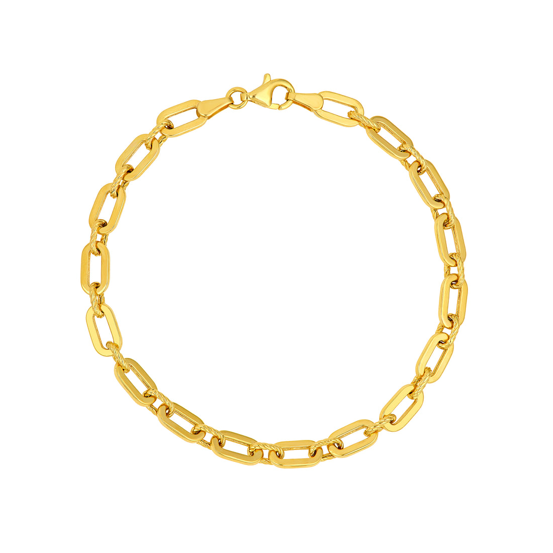 1+1 Twist & Polished Link Chain