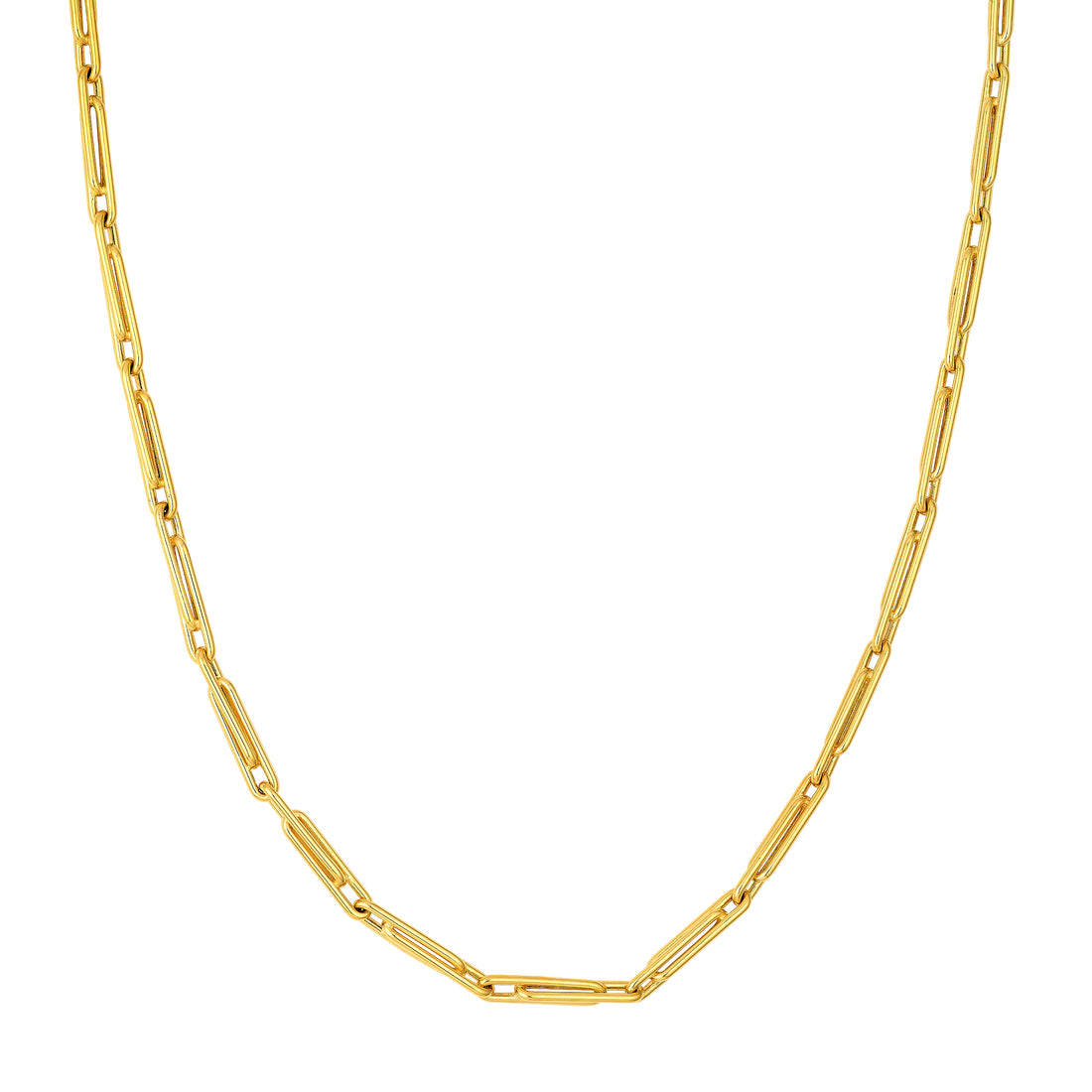 3.70mm Interlocking Paper Clip Chain