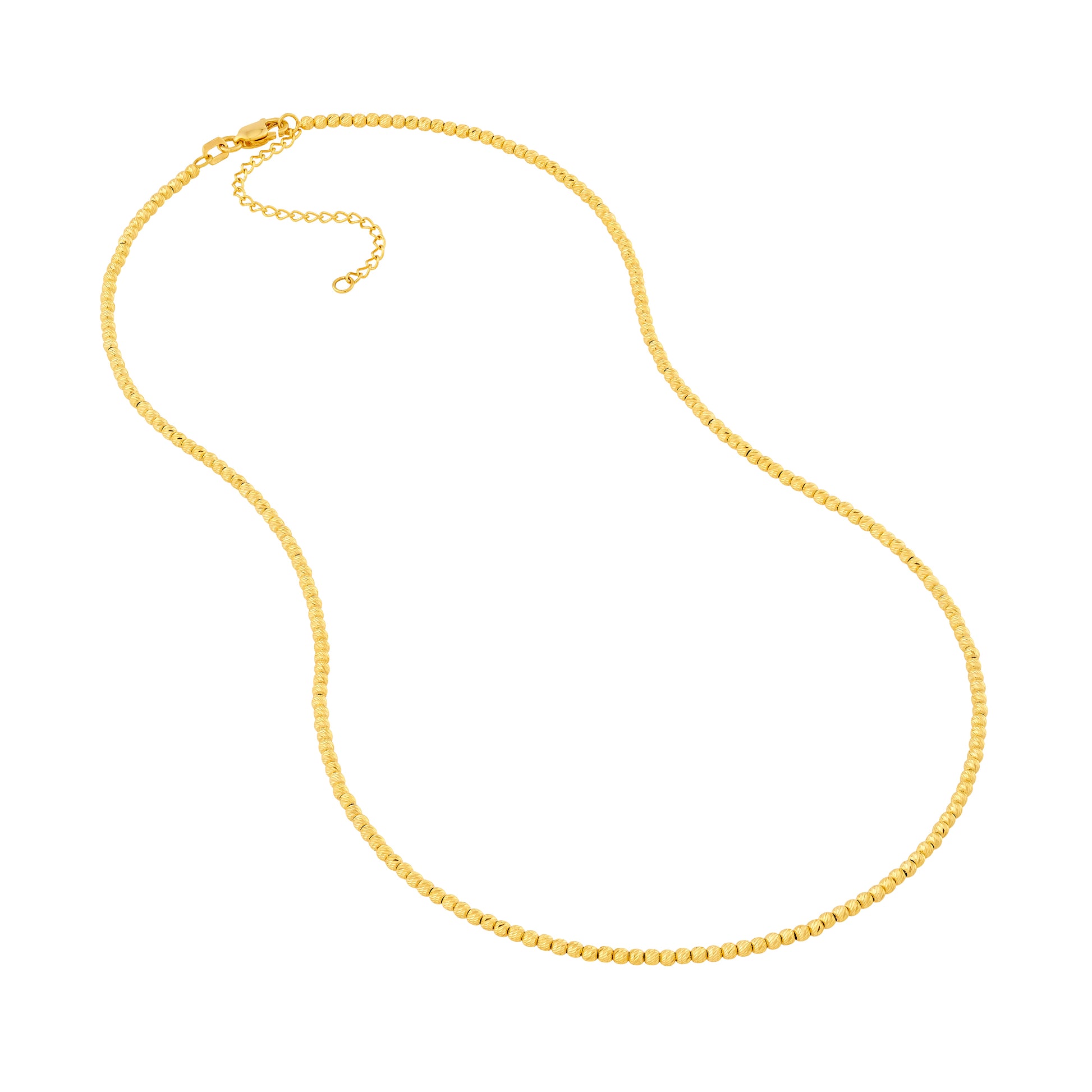 Textured Shimmering Bead Chain