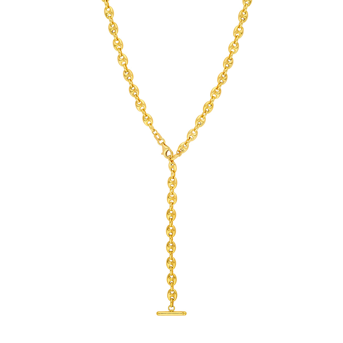 4.50mm Puff Mariner Lariat Necklace