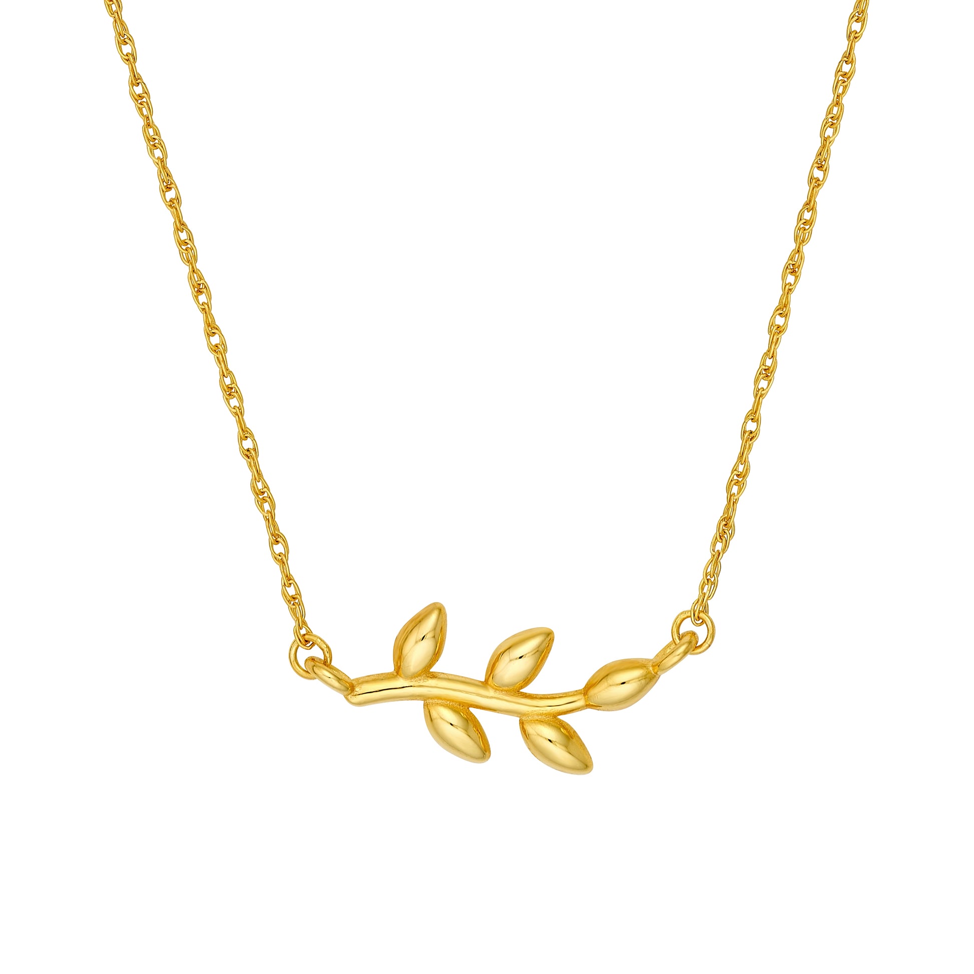 So You Olive Branch Necklace