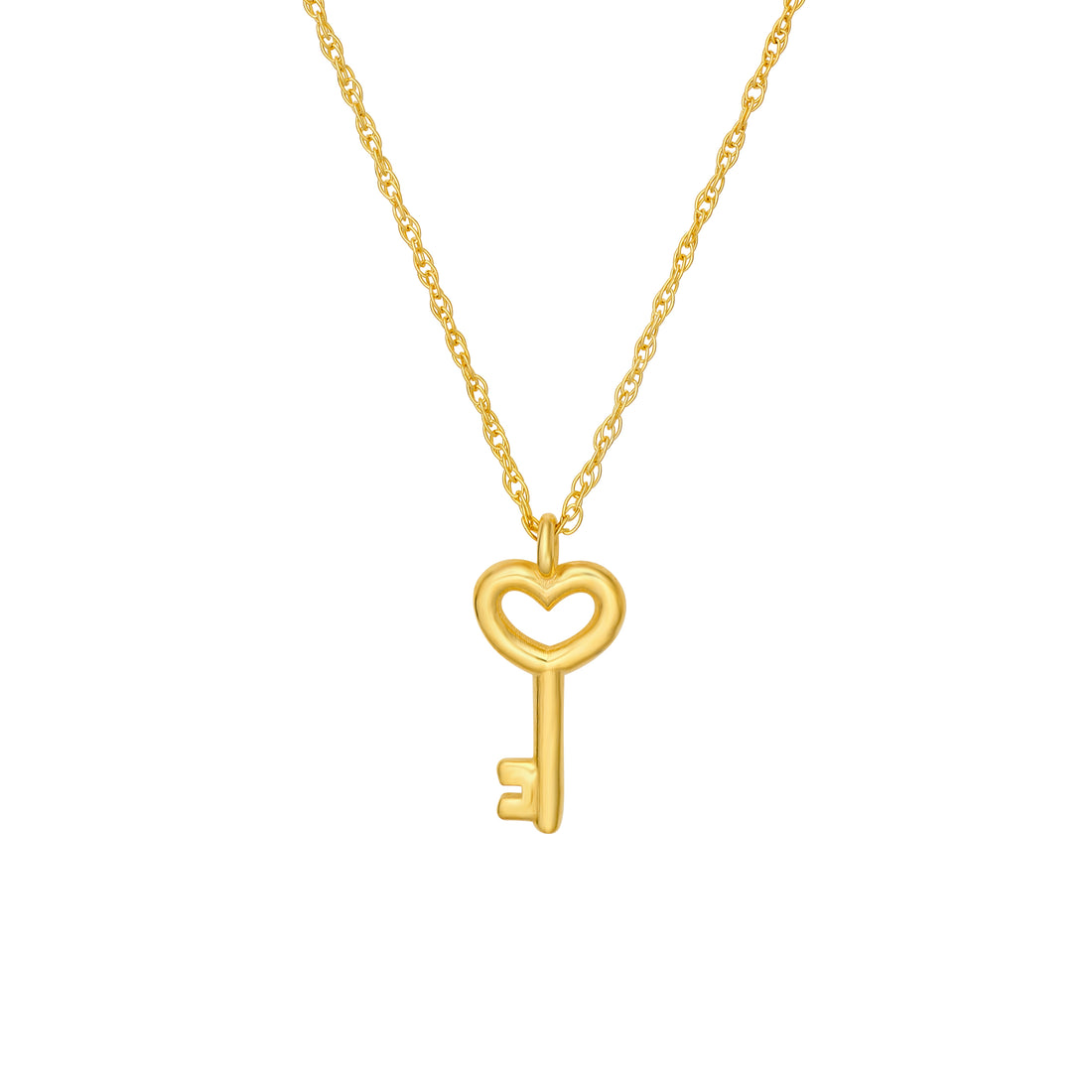 So You Heart Key Pendant Necklace