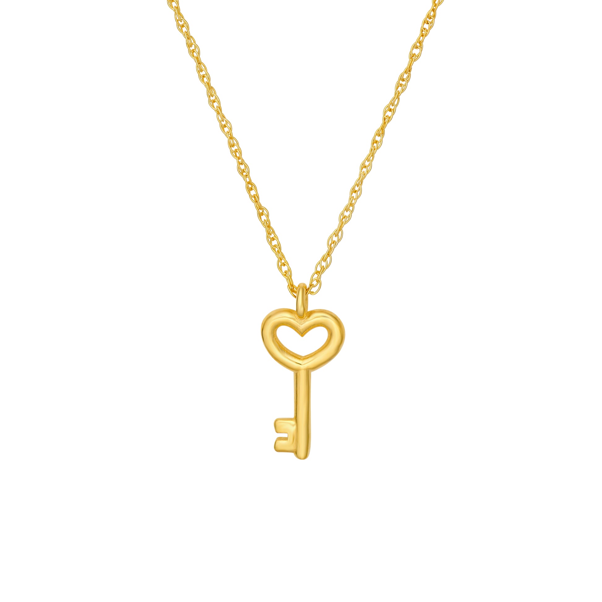 So You Heart Key Pendant Necklace