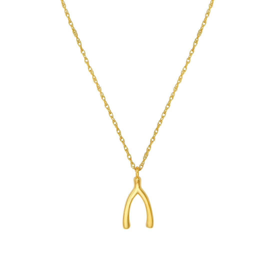 So You Wishbone Pendant Necklace