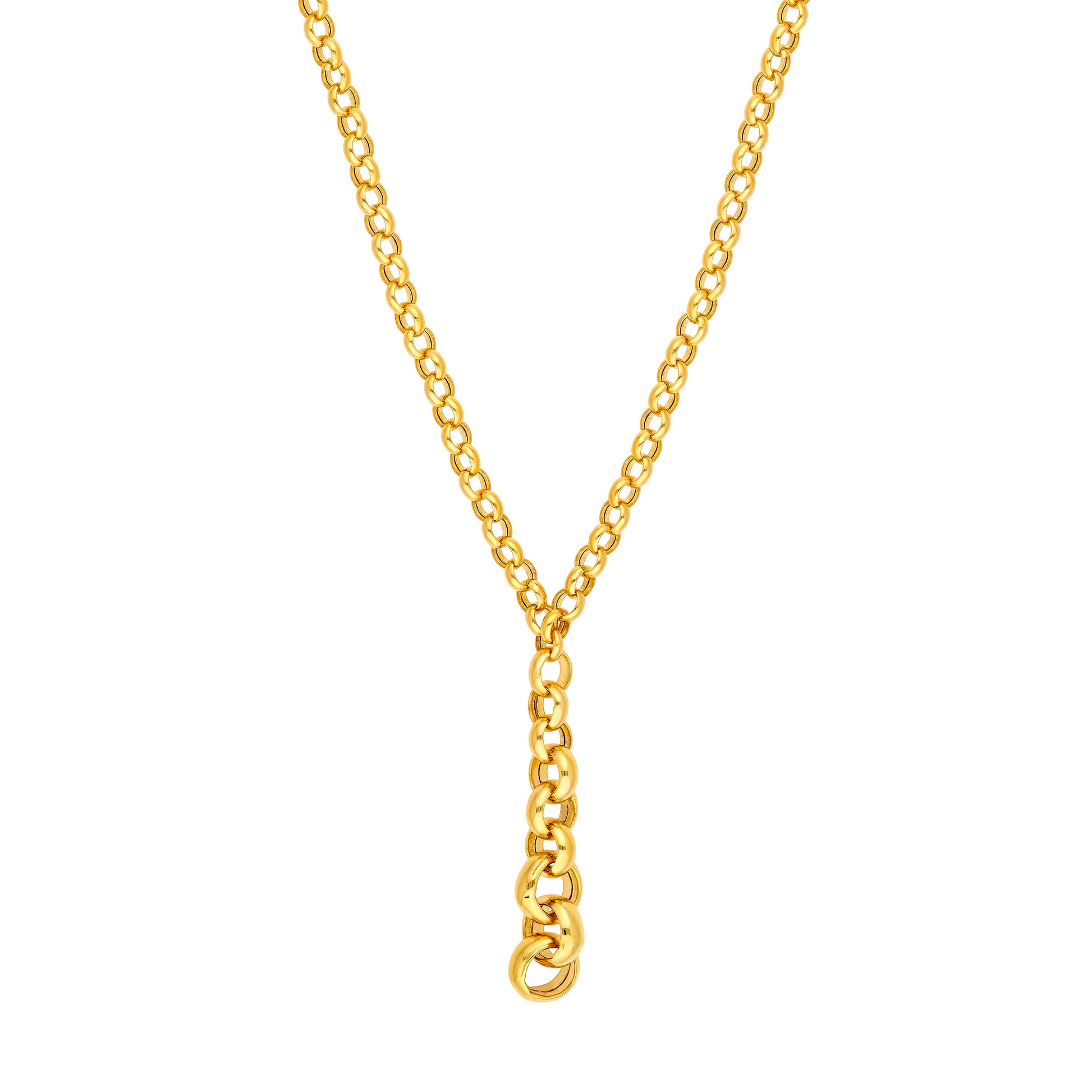 3.75mm Rolo Lariat Necklace