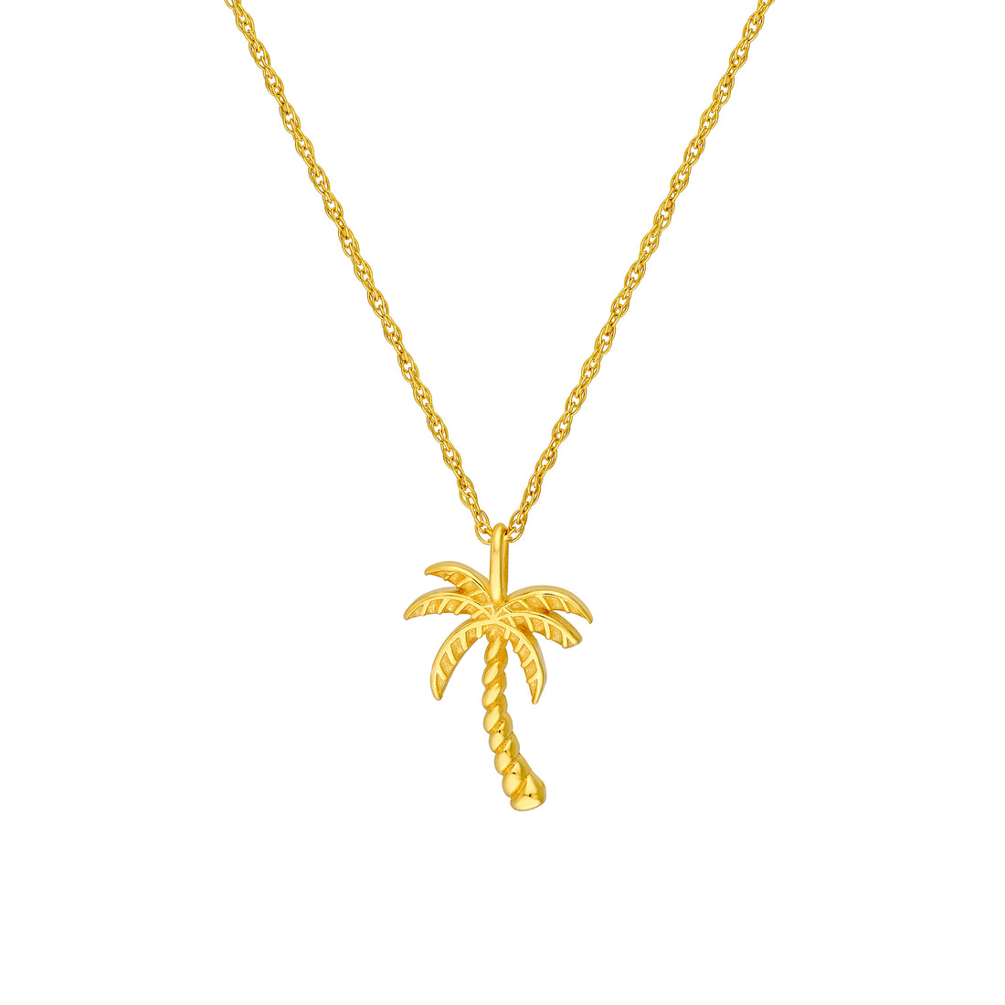 So You Palm Tree Pendant Necklace