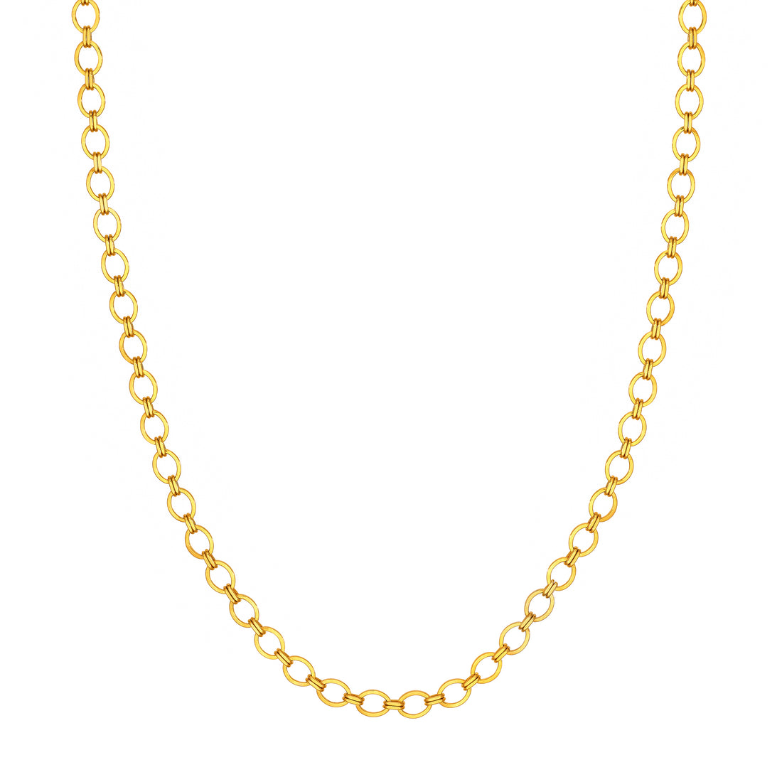 Oval Link 1+1 Chain