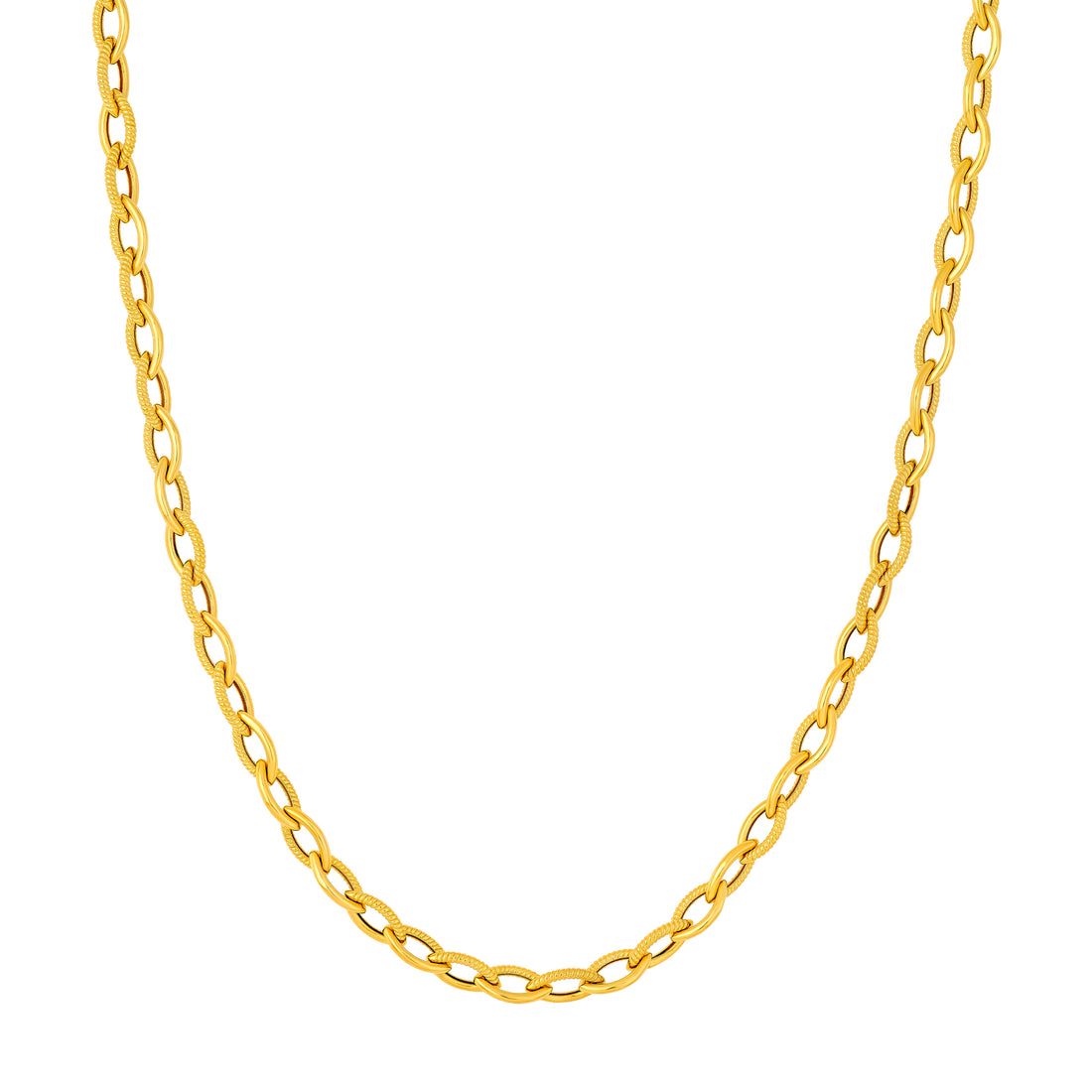 Marquise Textured Necklace