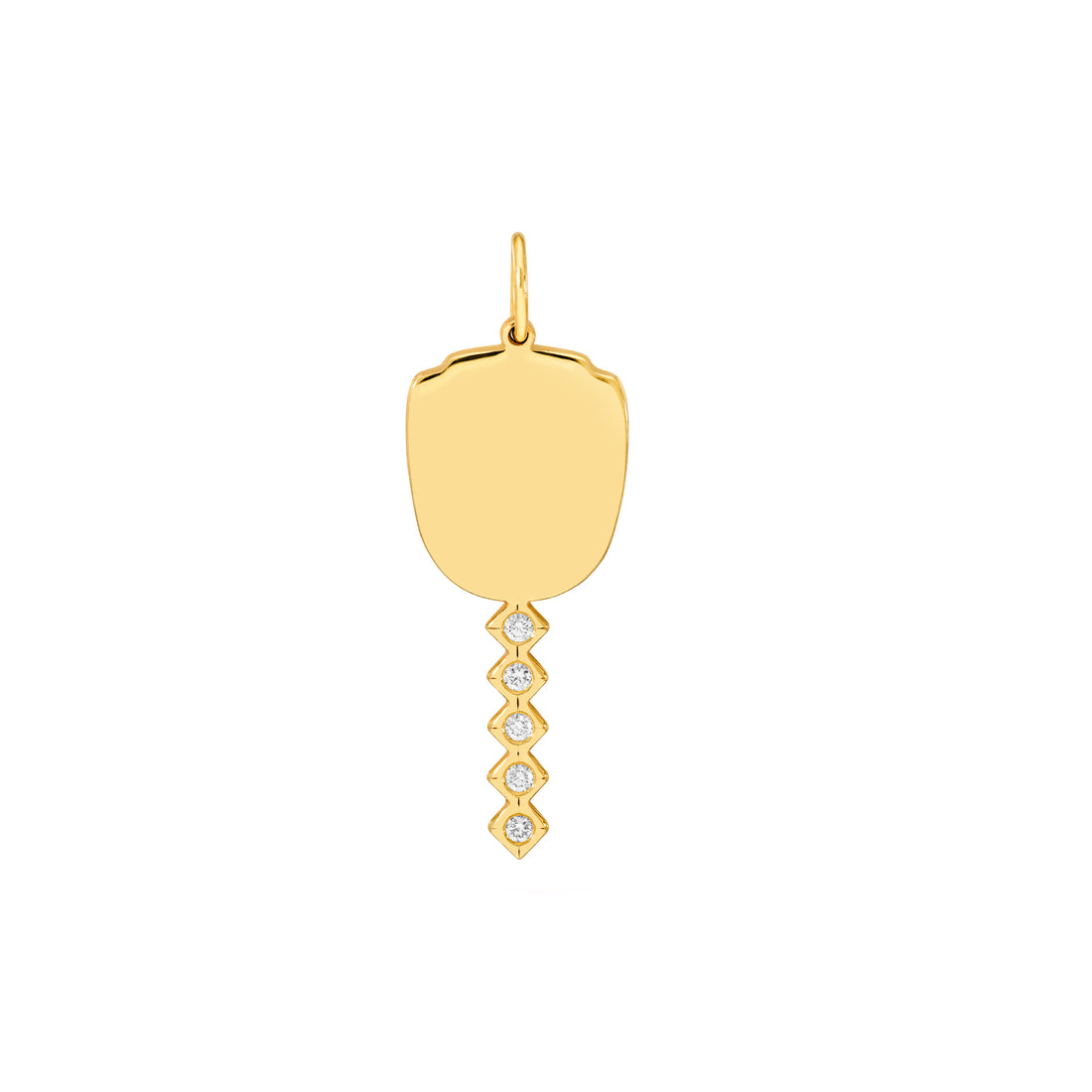 1/20tcw Diamond Accent Key Pendant