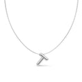 Puffy Bubble Initial ‘T’ Necklace