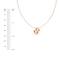 Puffy Bubble Initial ‘S’ Necklace